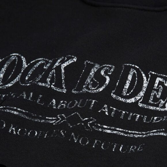 The Kooples BLACK SWEATSHIRT WITH SCREEN PRINT size 1 NWT - Picture 15 of 16